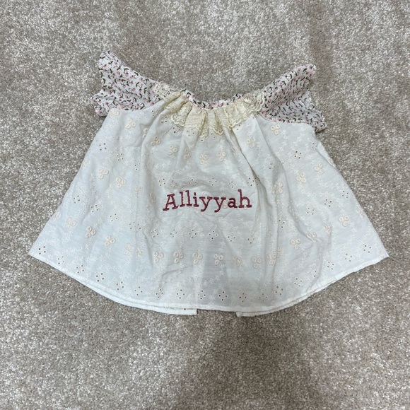 TEDDY BEAR WHITE AND FLORAL DRESS - Picture 2 of 7